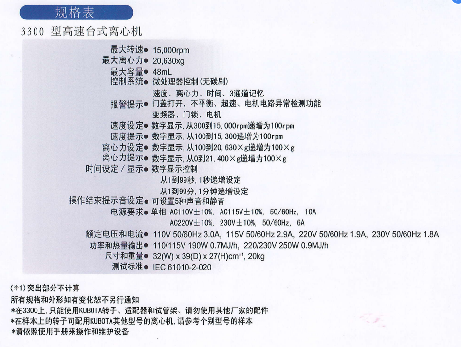 實驗室離心機3300(圖2)